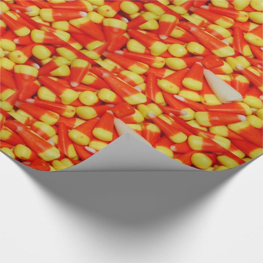 Halloween Candy Corn Geschenkpapier (Ecke)