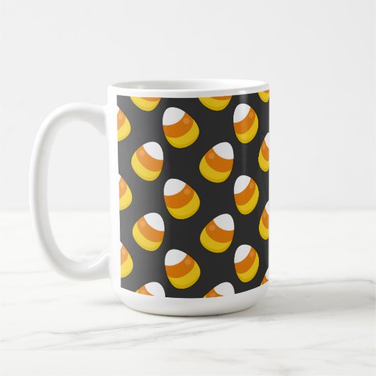 Halloween Candy Corn Kaffeetasse (Links)
