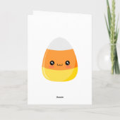 Halloween Candy Corn Karte (Rückseite)