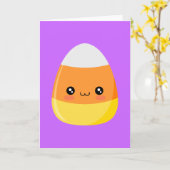 Halloween Candy Corn Karte (Gelbe Blume)