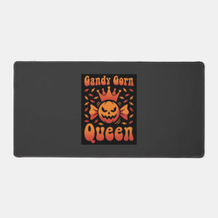 Halloween Candy Corn Königin Retro Vektor Design Schreibtischunterlage