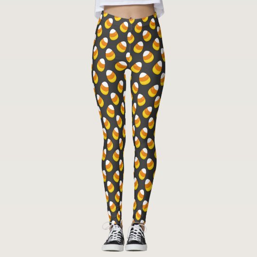 Halloween Candy Corn Leggings (Vorderseite)