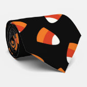 Halloween Candy Corn Muster Krawatte (Gerollt)