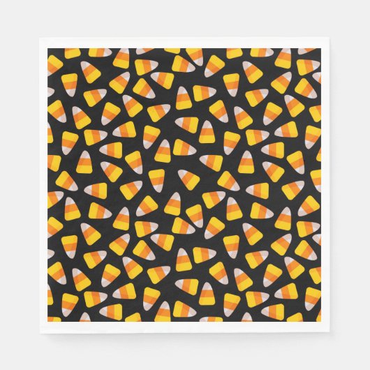 Halloween Candy Corn Paper Napkins Serviette (Vorderseite)