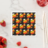 Halloween Candy Corn Paper Napkins Serviette (Beispiel)