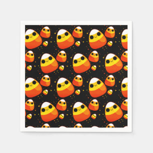 Halloween Candy Corn Paper Napkins Serviette