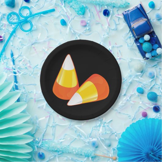 Halloween Candy Corn Pappteller (Party)