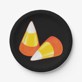 Halloween Candy Corn Pappteller