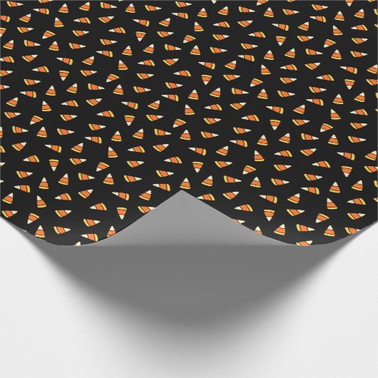 Halloween Candy Corn Pattern Geschenkpapier (Ecke)
