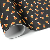 Halloween Candy Corn Pattern Geschenkpapier (Rolleneckpunkt)