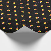Halloween Candy Corn Pattern Geschenkpapier (Ecke)