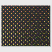 Halloween Candy Corn Pattern Geschenkpapier (Flach)
