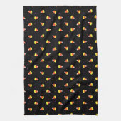 Halloween Candy Corn Pattern Geschirrtuch (Vertikal)