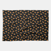 Halloween Candy Corn Pattern Geschirrtuch (Horizontal)