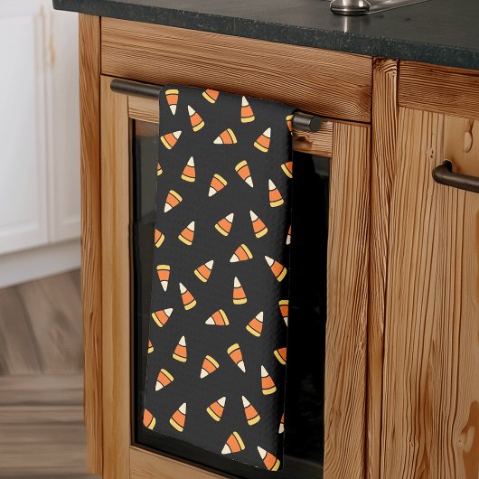 Halloween Candy Corn Pattern Geschirrtuch