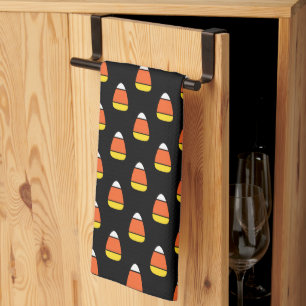 Halloween Candy Corn Pattern Geschirrtuch