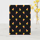 Halloween Candy Corn Pattern Karte (Gelbe Blume)