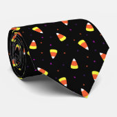 Halloween Candy Corn Pattern Krawatte (Gerollt)