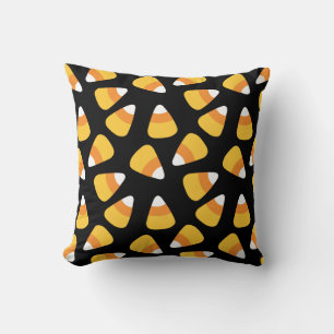 Halloween Candy Corn Pattern Pillow Kissen