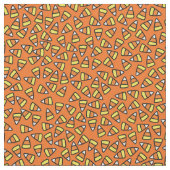 Halloween Candy Corn Pattern Stoff (Nahaufnahme)