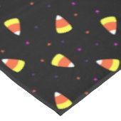 Halloween Candy Corn Pattern Tischdecke (Schrägansicht)