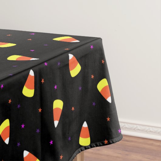 Halloween Candy Corn Pattern Tischdecke (Beispiel)