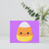 Halloween Candy Corn Postkarte (Stehend Vorderseite)