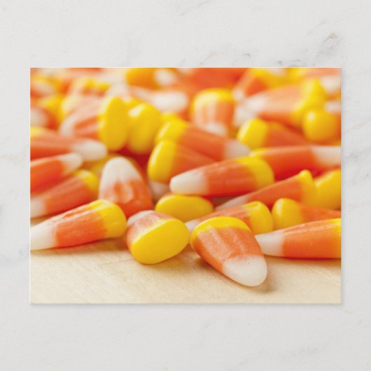 Halloween Candy Corn Postkarte (Vorderseite)
