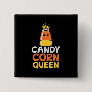 Halloween Candy Corn Queen Crown Niedliche Geburts Button