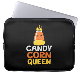 Halloween Candy Corn Queen Crown Niedliche Geburts Laptopschutzhülle