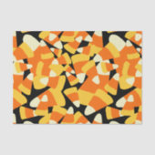 Halloween Candy Corn Seamless Pattern Seidenpapier (Vorderseite)