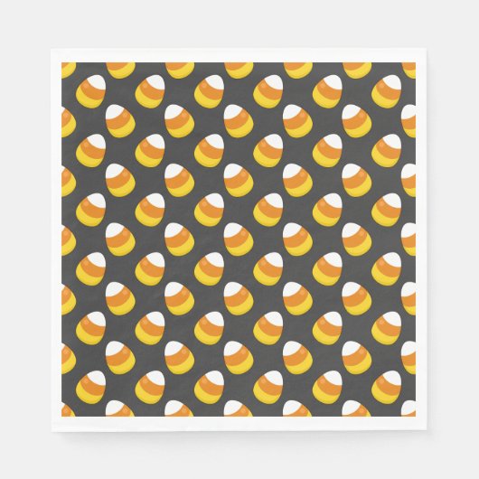 Halloween Candy Corn Serviette (Vorderseite)
