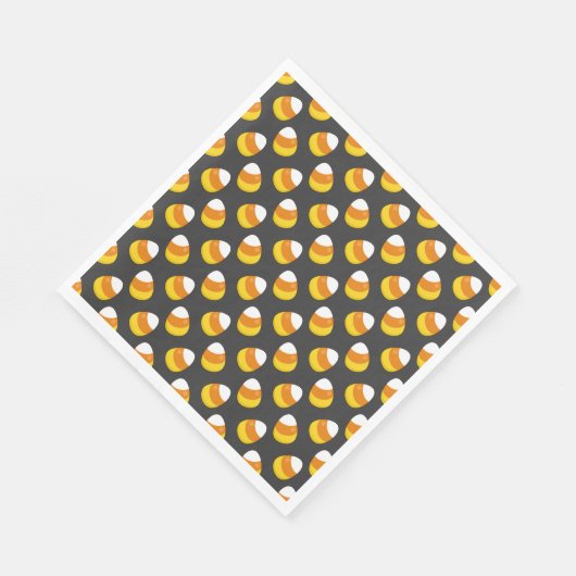 Halloween Candy Corn Serviette (Ecke)