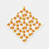 Halloween Candy Corn Serviette (Ecke)