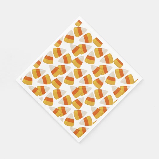 Halloween Candy Corn Serviette (Ecke)
