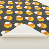 Halloween Candy Corn Sherpadecke (3/4)
