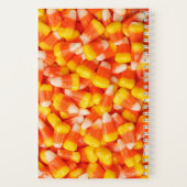 Halloween Candy Corn Spiral Notebook Notizblock (Rückseite)