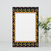 Halloween Candy Corn Stationery Briefpapier (Stehend Vorderseite)