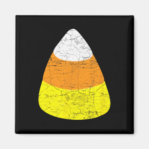 Halloween Candy Corn Vintag Illustration - Candy Magnet
