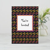 Halloween Candy Custom Party Einladungen (Stehend Vorderseite)