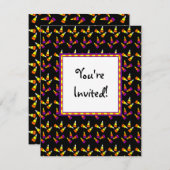 Halloween Candy Custom Party Einladungen (Vorne/Hinten)