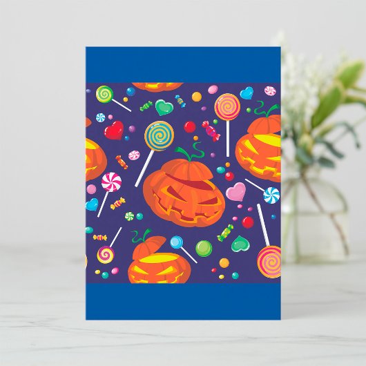 Halloween Candy Einladungen