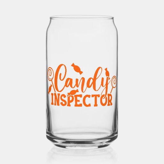 Halloween Candy Inspector Dosenglas (Vorderseite)