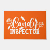 Halloween Candy Inspector Fußmatte (Vorderseite)