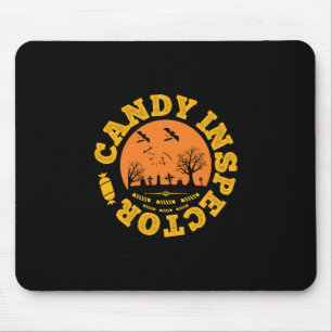 Halloween Candy Inspector Geburtstag Mousepad