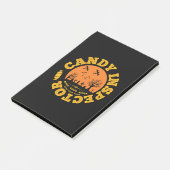 Halloween Candy Inspector Geburtstag Post-it Klebezettel (angewinkelt)
