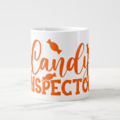 Halloween Candy Inspector Jumbo-Tasse (Vorderseite)