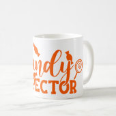 Halloween Candy Inspector Kaffeetasse (VorderseiteRechts)