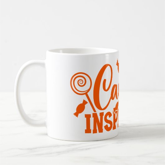 Halloween Candy Inspector Kaffeetasse (Links)
