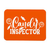 Halloween Candy Inspector Magnet (Horizontal)